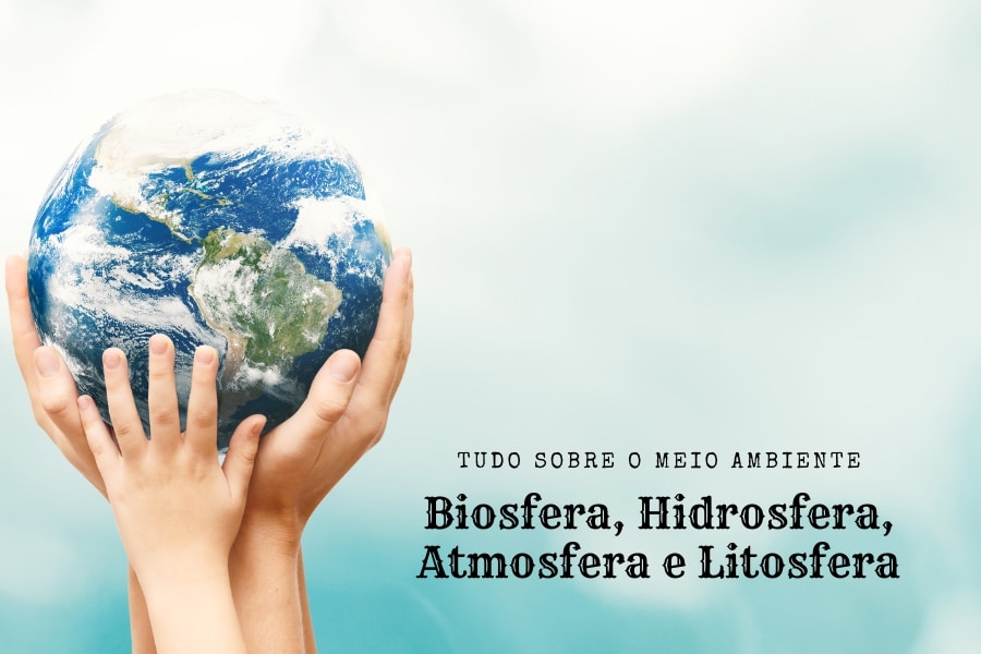 Entenda o meio ambiente: biosfera, hidrosfera, atmosfera e litosfera. Conheça a importância, funções e preservação dessas esferas vitais.